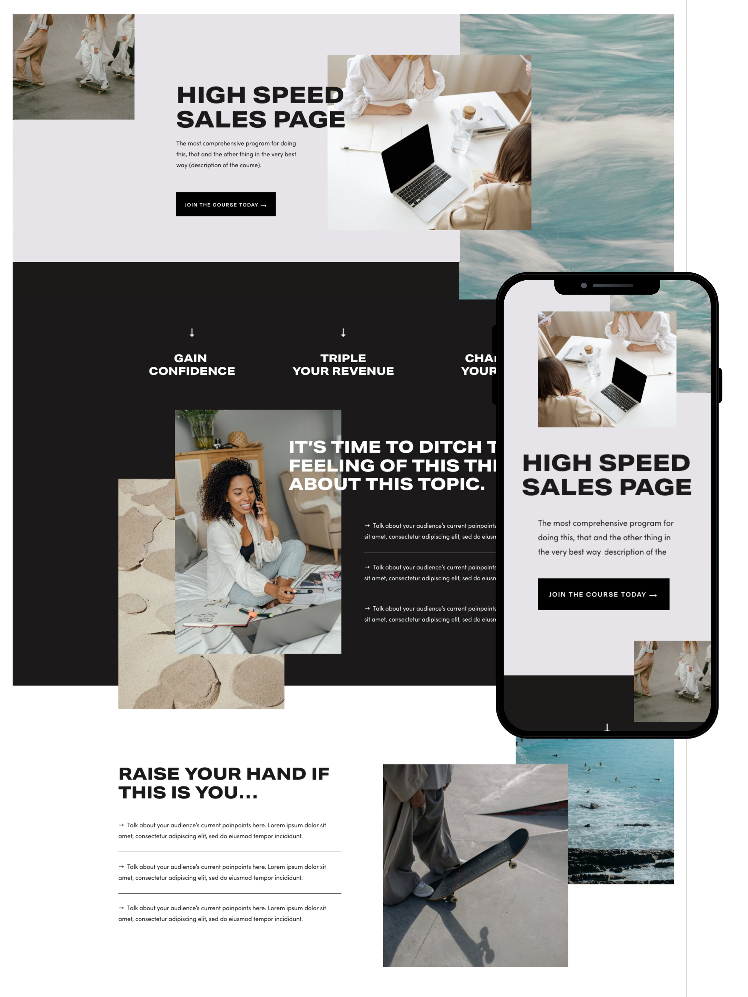 Sales Page Design | Elite Launch Design - Create in Jersey City for Higher Conversions