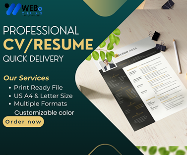 Elegant Resume Design Service, CV designs, CV writing in Jersey City For Gain Job