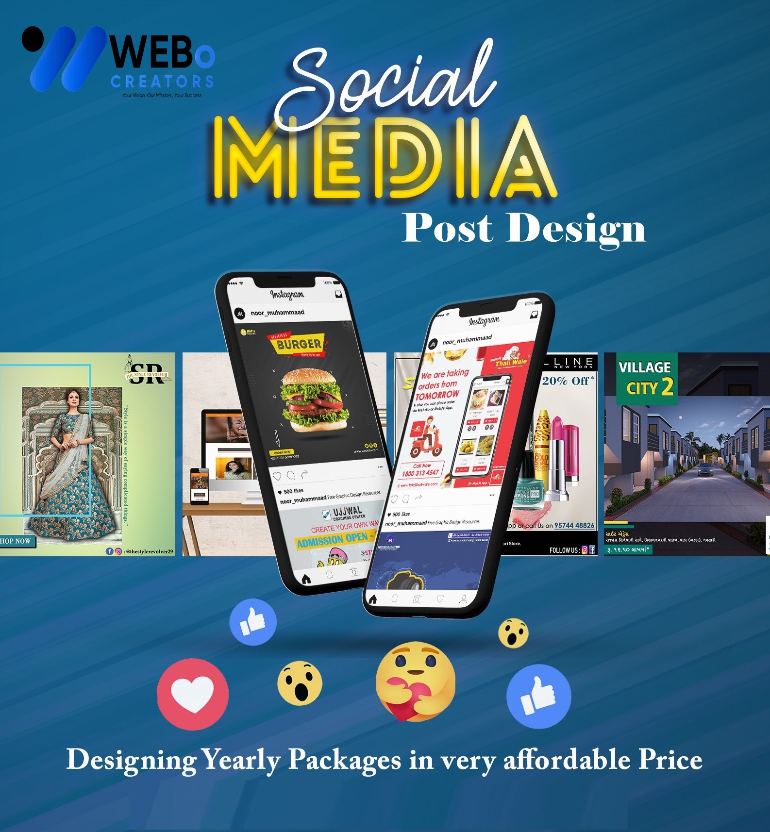 Social Media Post Design Services in Jersey City for Businesses and Brands